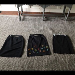 Black skirts